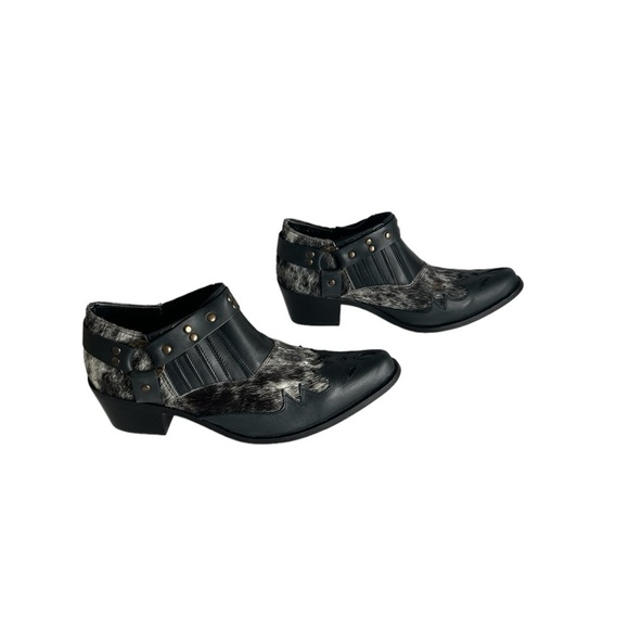 Agave Sky Gigi Genuine Leather Cowhide Bootie - Picture 9 of 14